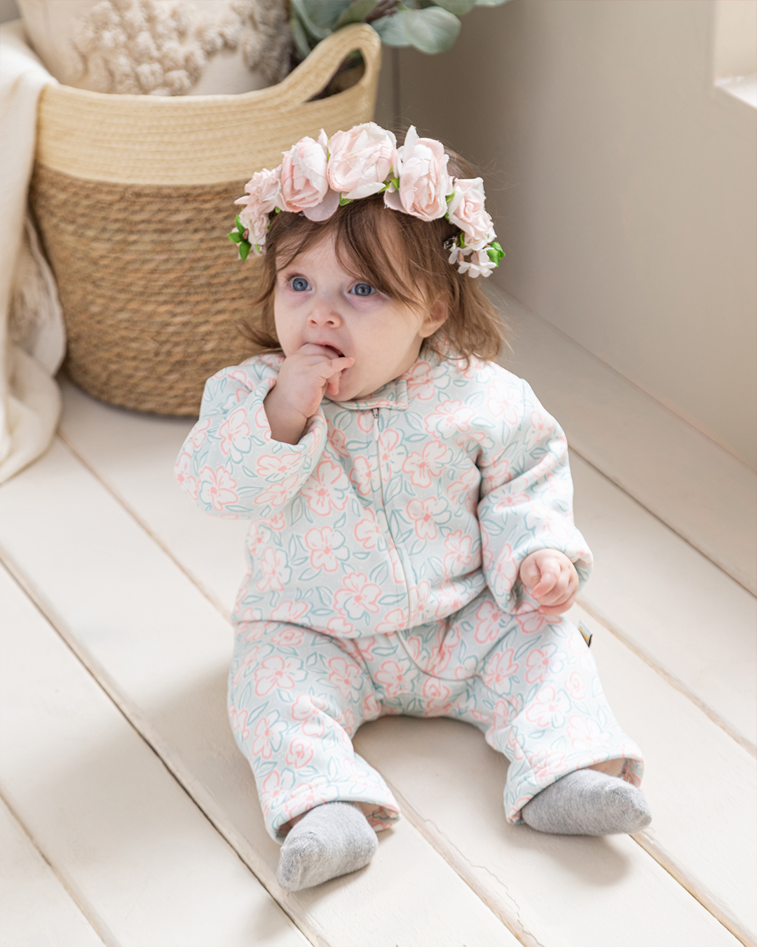Girls' jumpsuit Milton roses