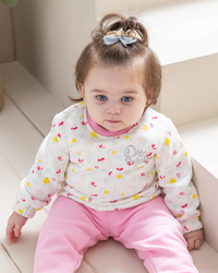 بيجاما بناتي ميلتون مطبوع ورد