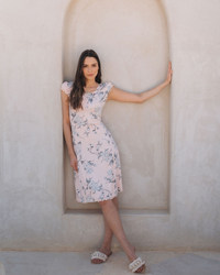 قميص حريمي جابونيز ورد قصير