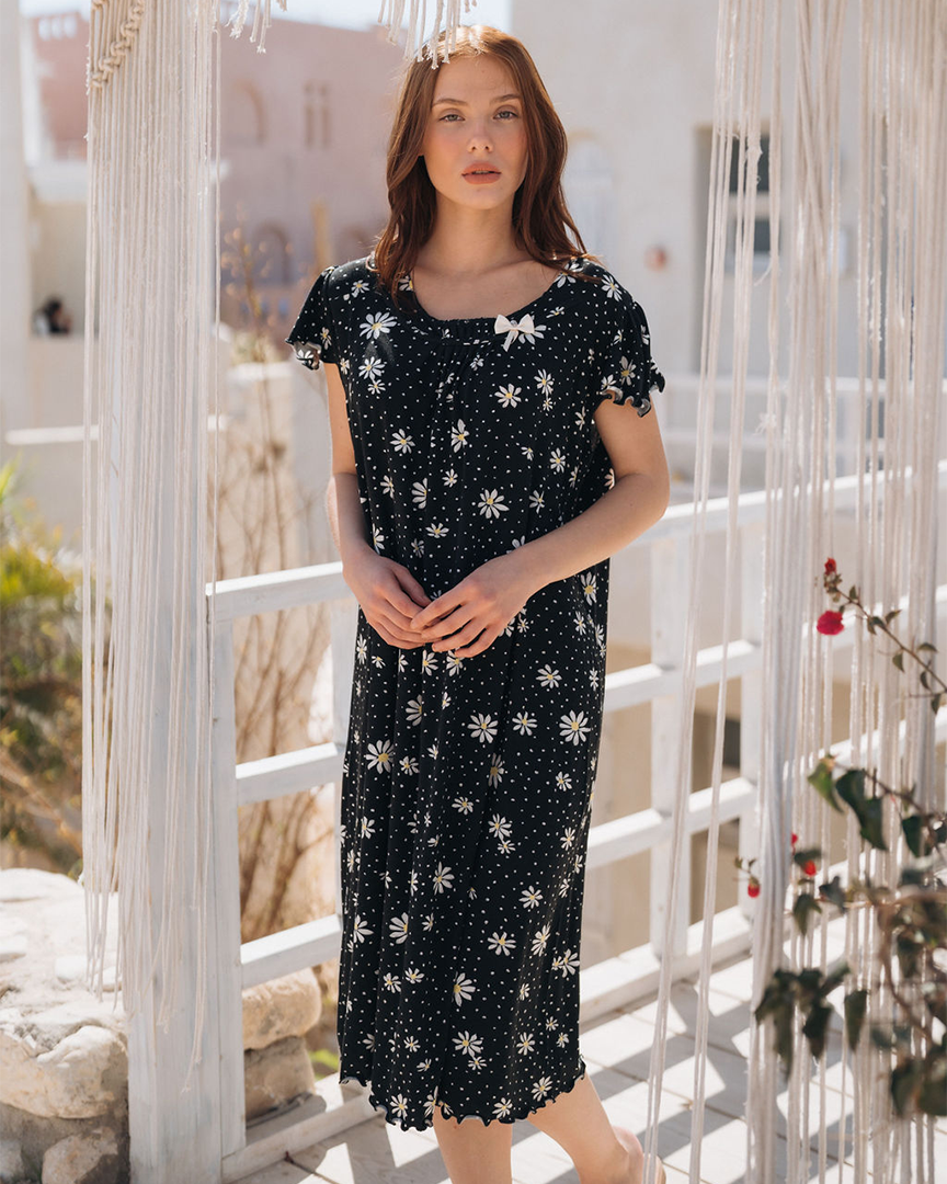 Women's shirt, half sleeves, polka dot, short sleeves