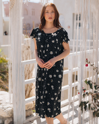 Women's shirt, half sleeves, polka dot, short sleeves