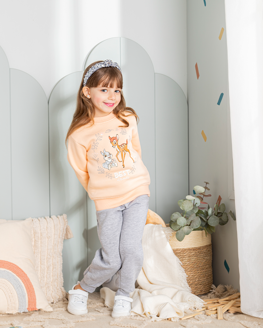 Bambi best Disney بيجامة بناتي غزالة