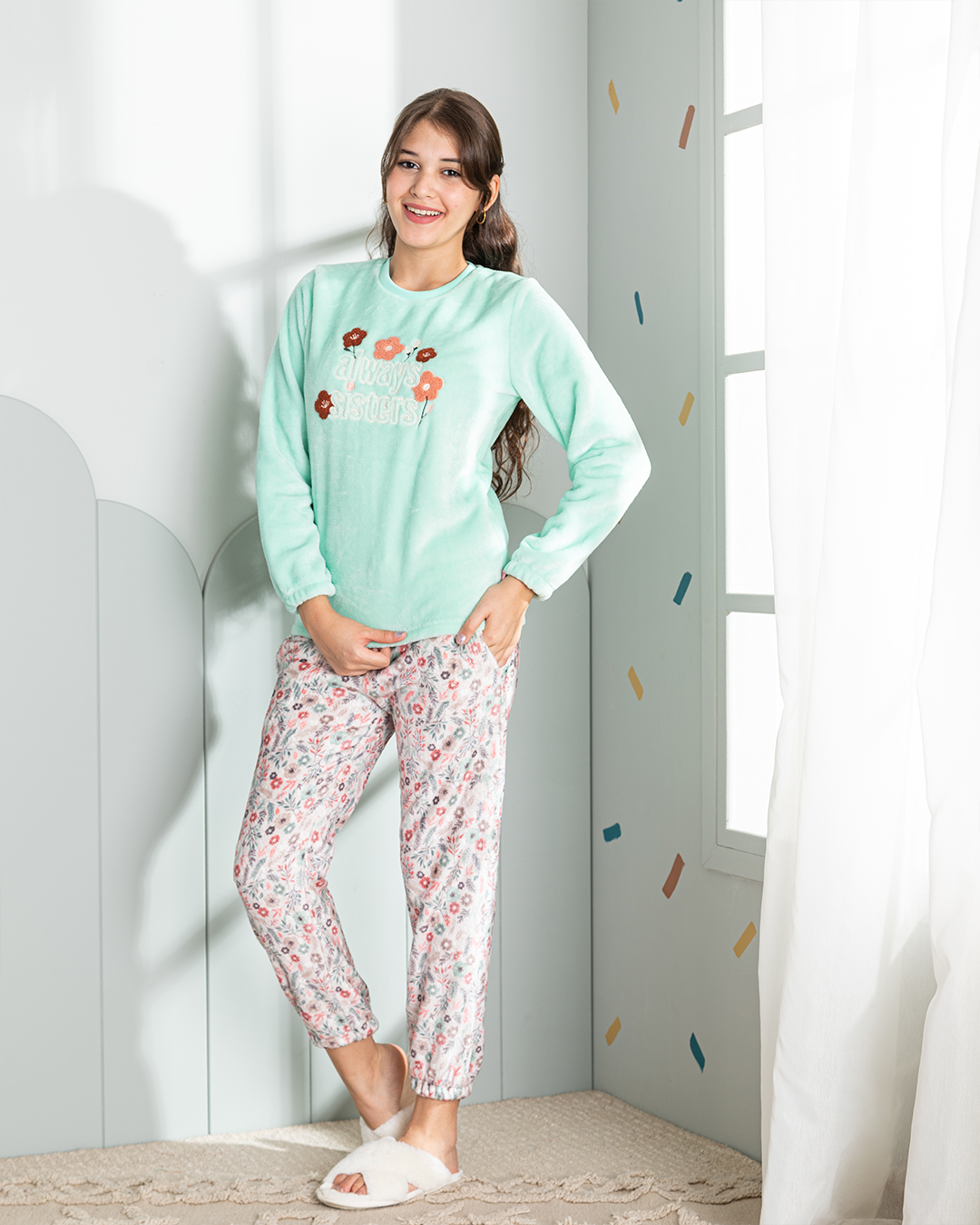 Always Sisters Polar girls pajamas