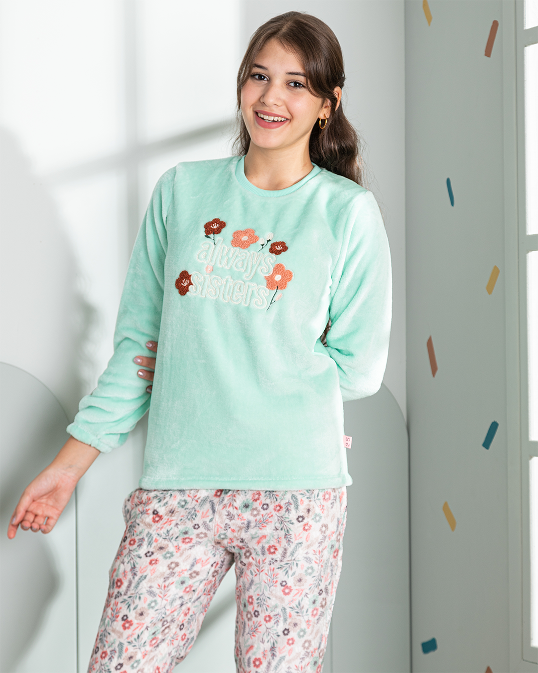 Always Sisters Polar girls pajamas