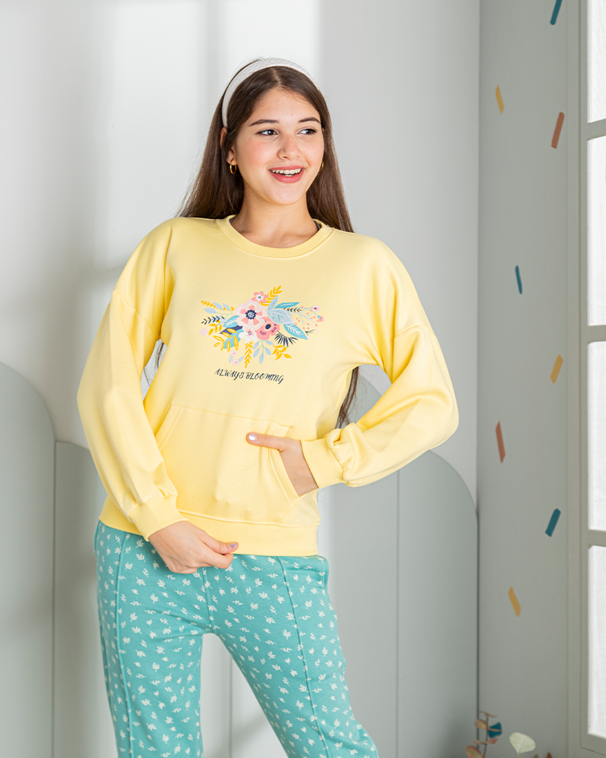 Always Bloomingبيجاما جونيور بناتي ميلتون*ميلتون