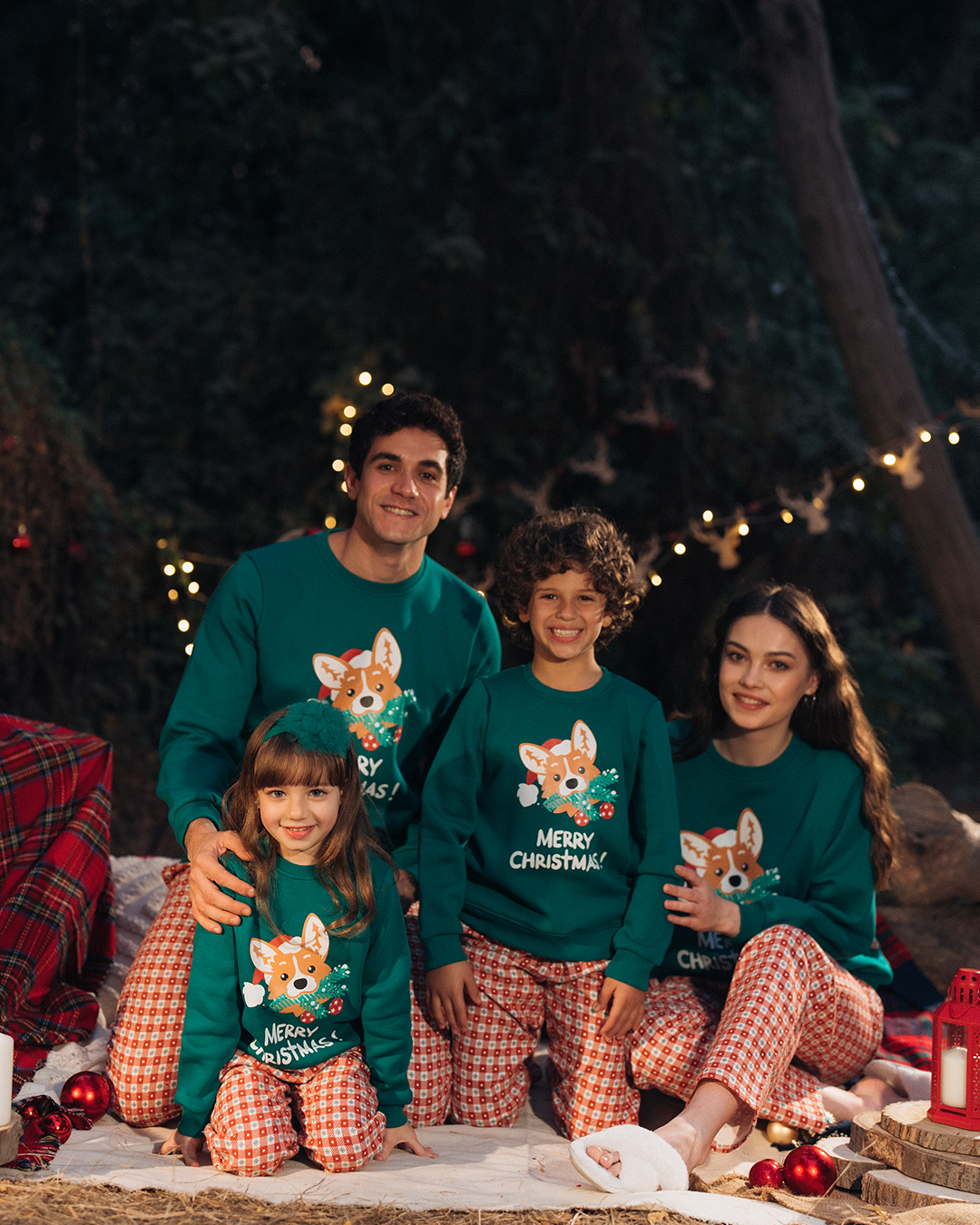 Merry Christmas بيجامة رجالي ميلتون × فييلا