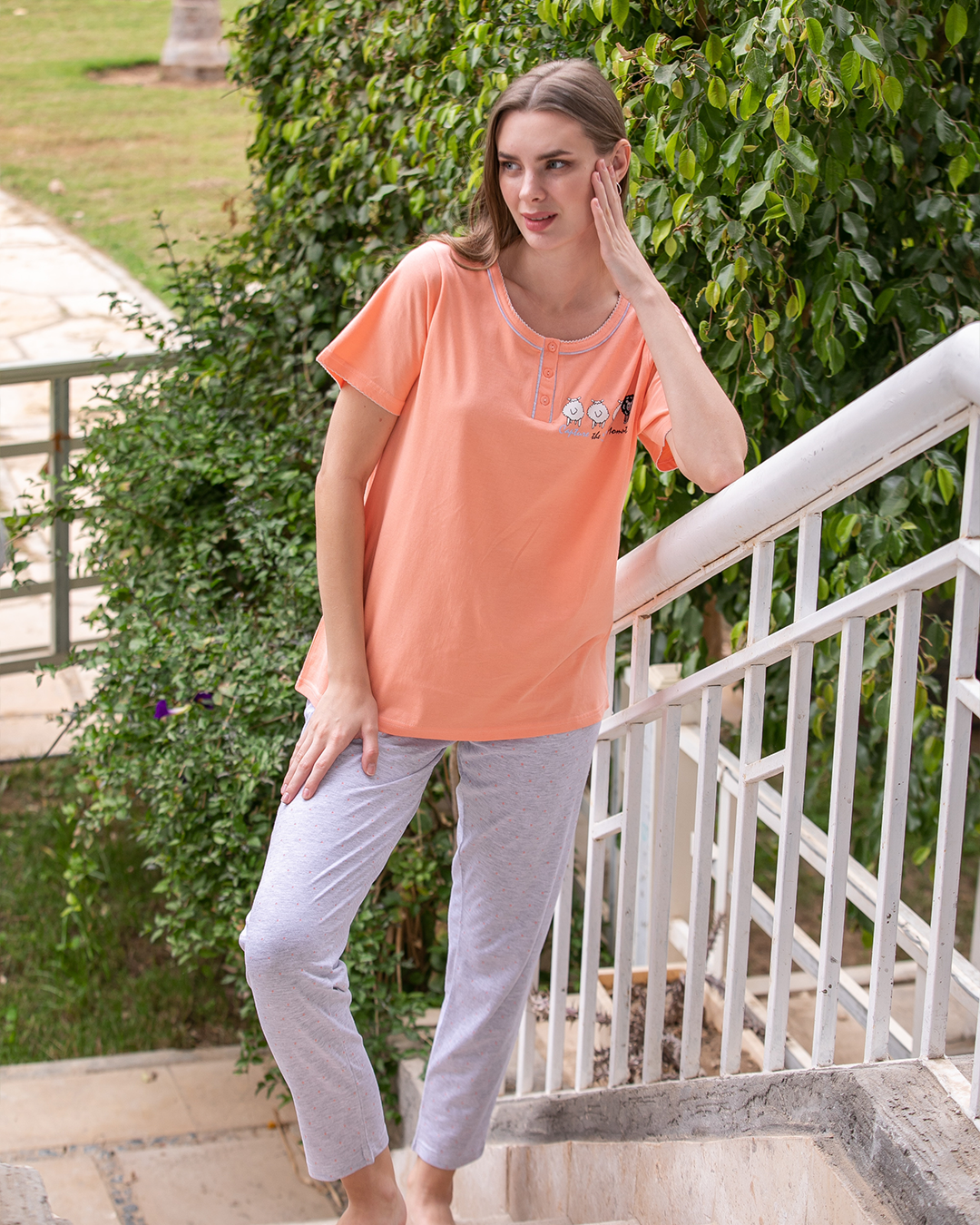 Capture the Moment بيجامه حريمي زراير