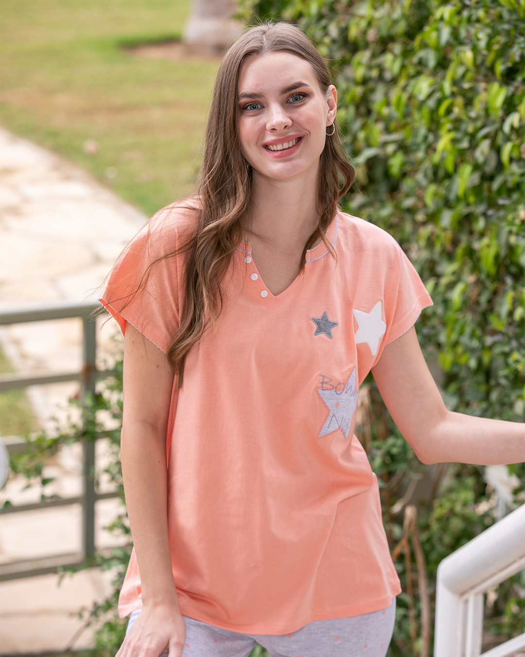 Bonne Nuit بيجامه حريمي نجوم