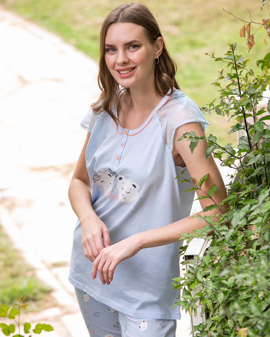 sleep love بيجامه حريمي برمودا