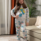  girls' pajamas, Smurfs, two men