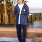 Women's printed cashmere pajamas *Plain cashmere