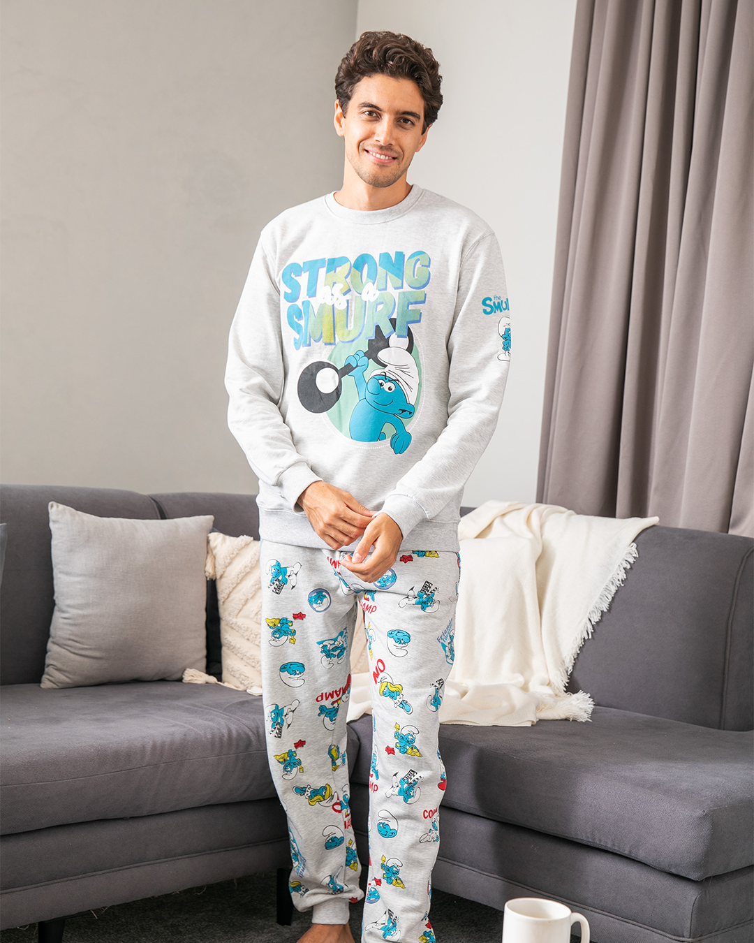 بيجامه رجالي سنافر