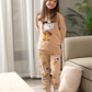 Girls' pajamas, jersey, snoopy basic
