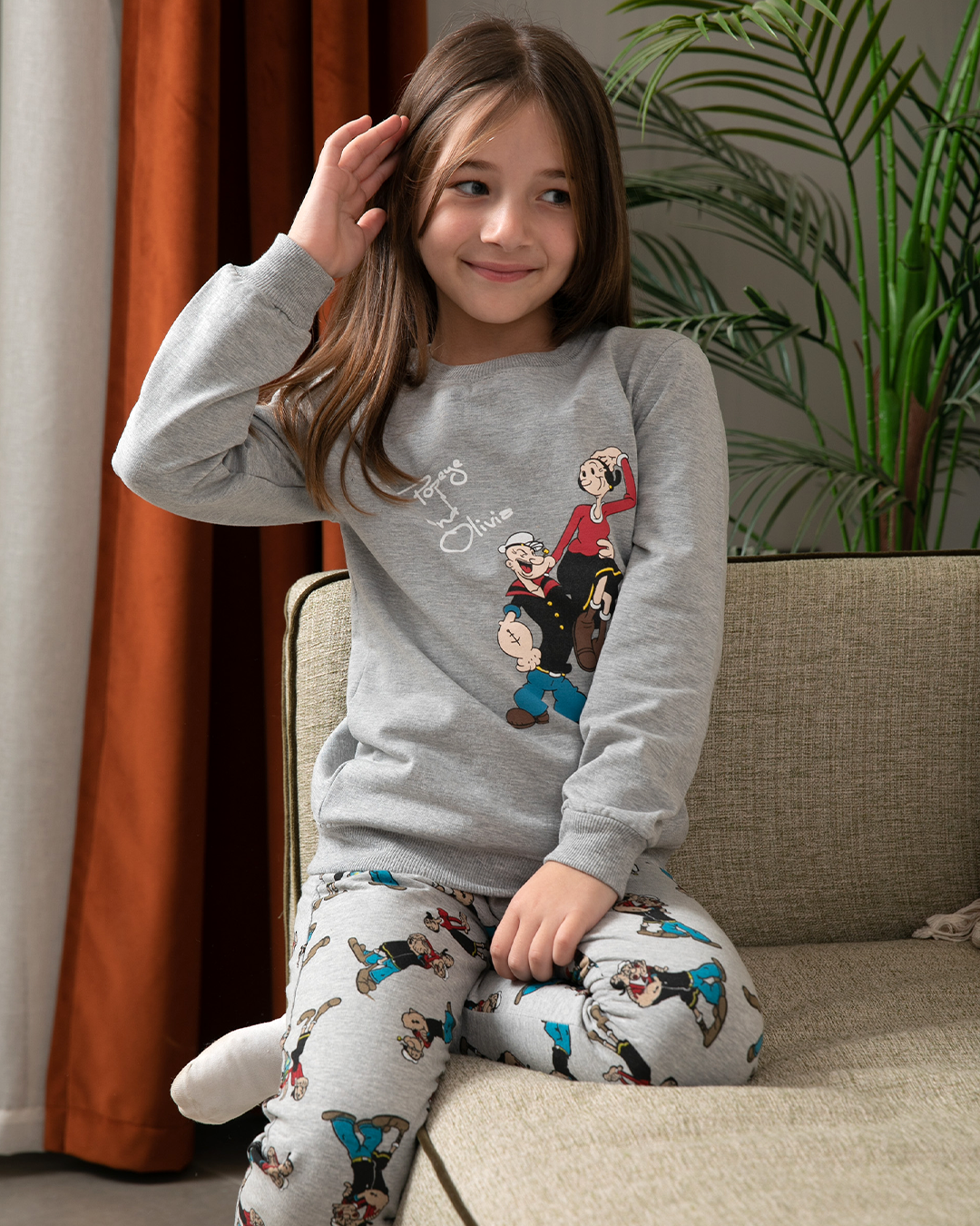 بيجامه بناتي جرسونيه باباى بيزك