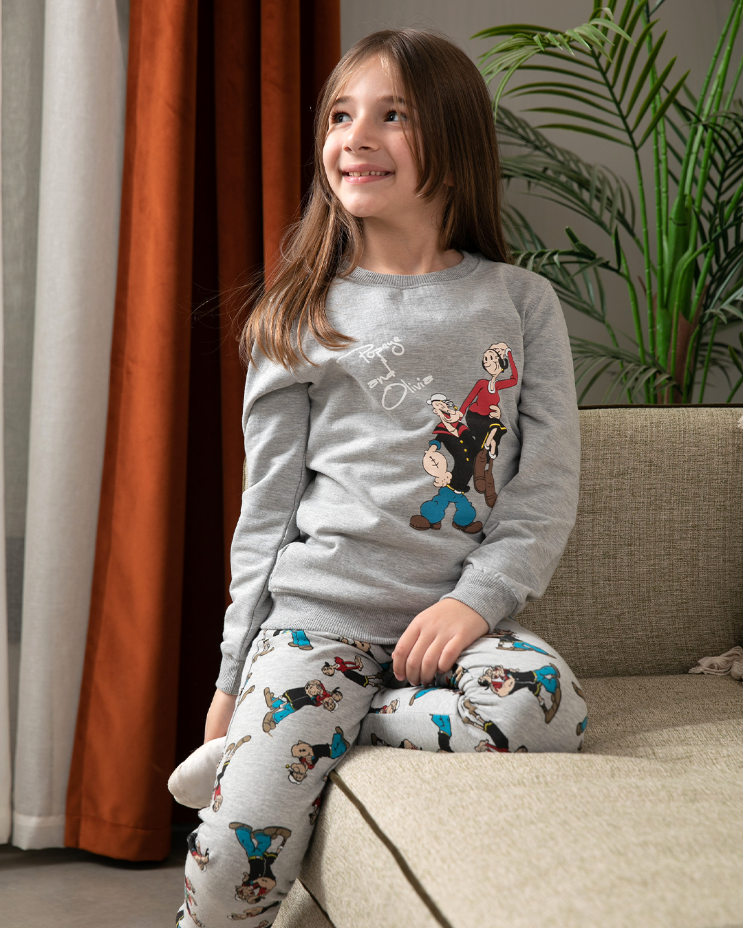 بيجامه بناتي جرسونيه باباى بيزك