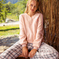 joyful vibes cashmere women's pajama * check