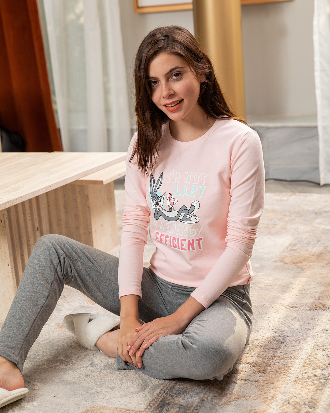 I'm not lazy Bugs Bunny Women's Pajamas