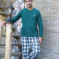 Greens  بيجاما رجالي كشمير * فييلا كاروه