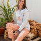 its cold Outside Women's embroidered pajamas