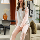 star embroidered women's pajamas