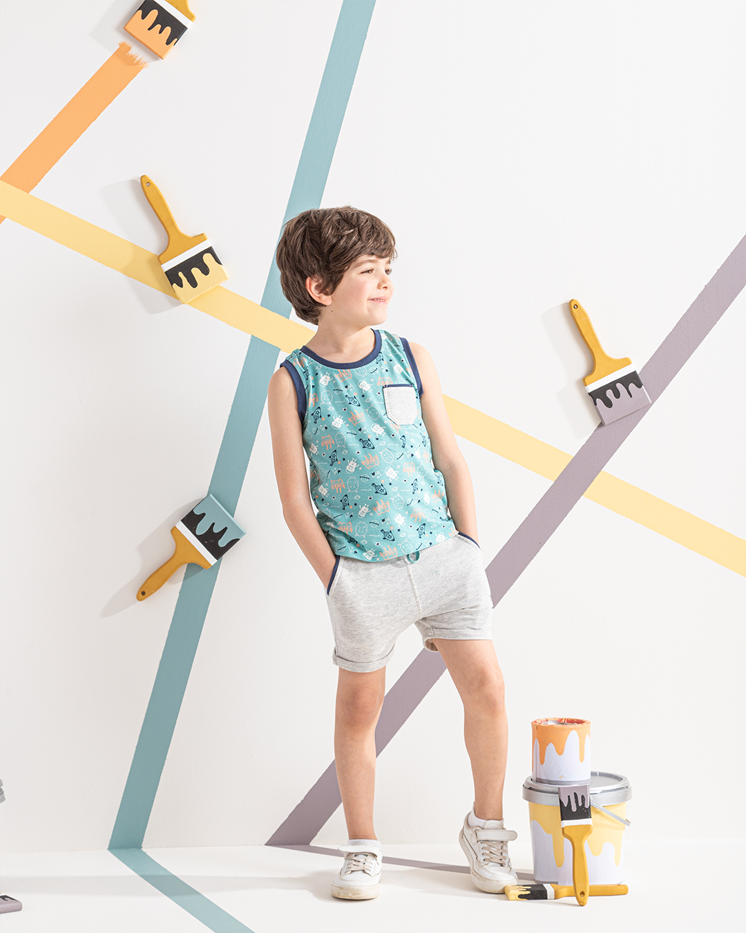 Space love Pajamas for my boys, a T-shirt