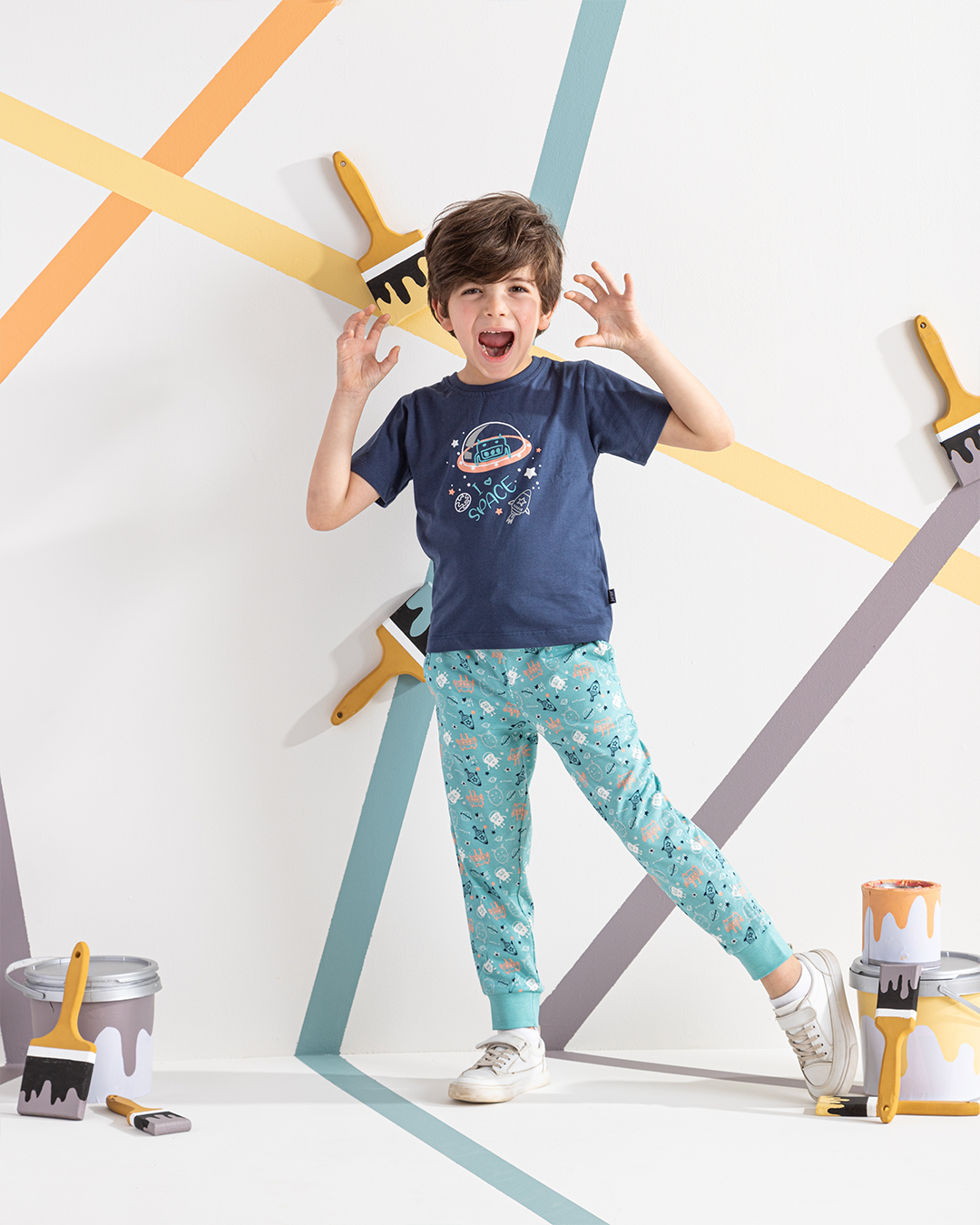 Space love بيجامه اولادي