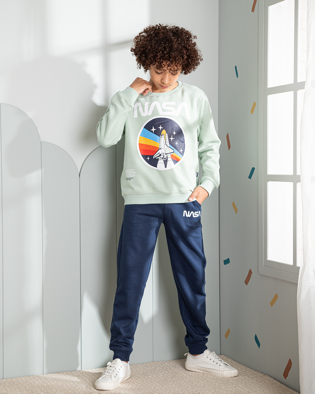 NASA بيجامه اولادي راوند