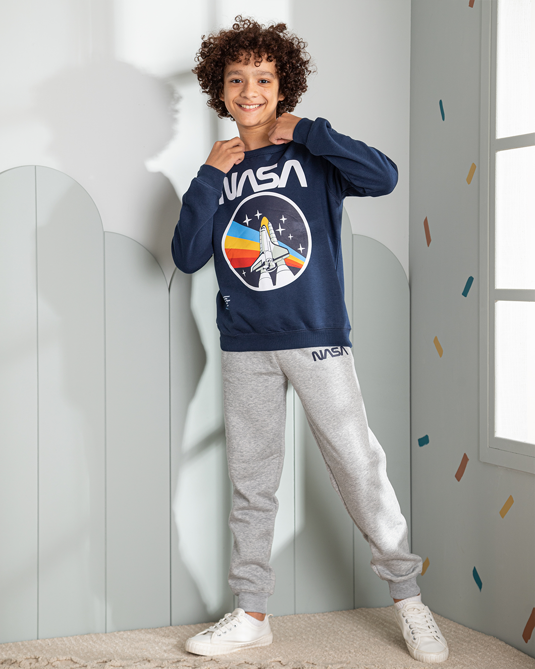 NASA بيجامه اولادي راوند