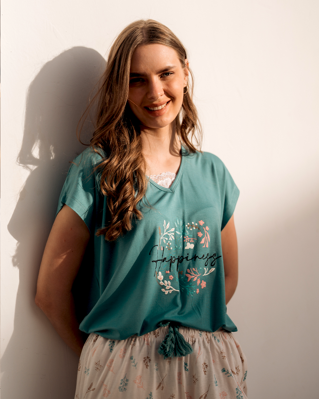 Happiness Women's Pajama Pants Modal Lycra