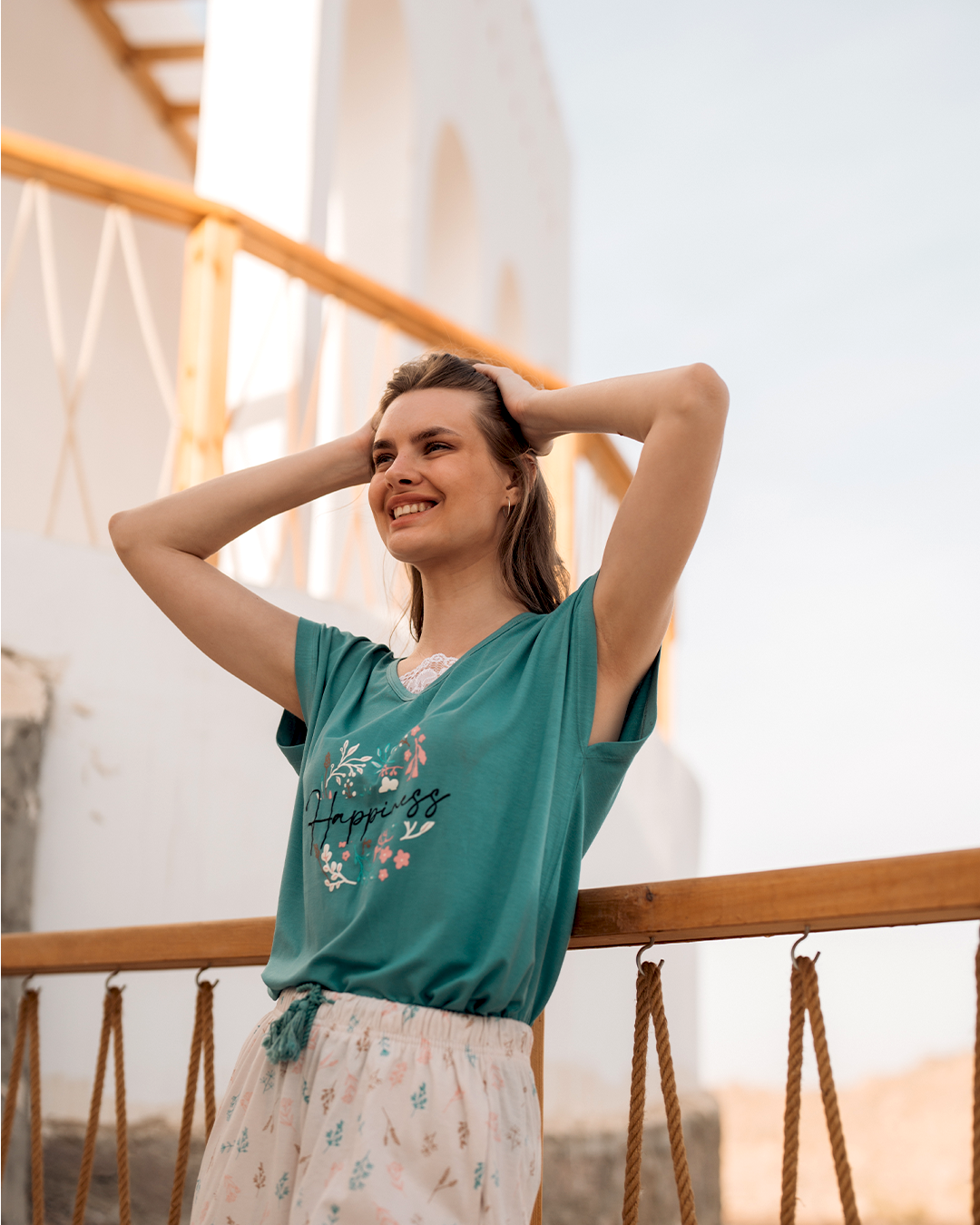 Happiness Women's Pajama Pants Modal Lycra