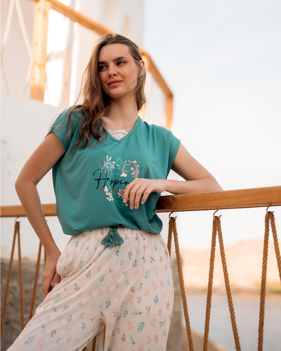 Happiness Women's Pajama Pants Modal Lycra