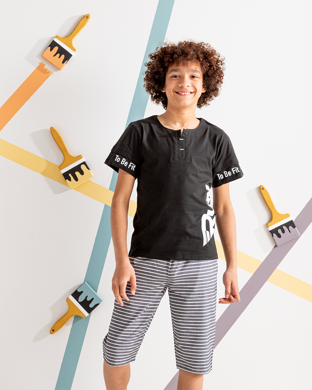 The runner بيجامه اولادي بنتاكور