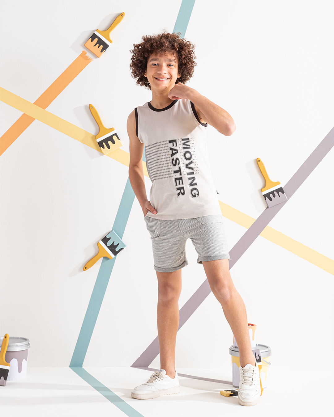 The runner بيجامه اولادي كت و شورت