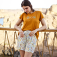 Women's pajama shorts with print