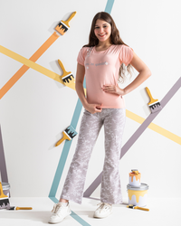 Random flowe بيجامه بناتي