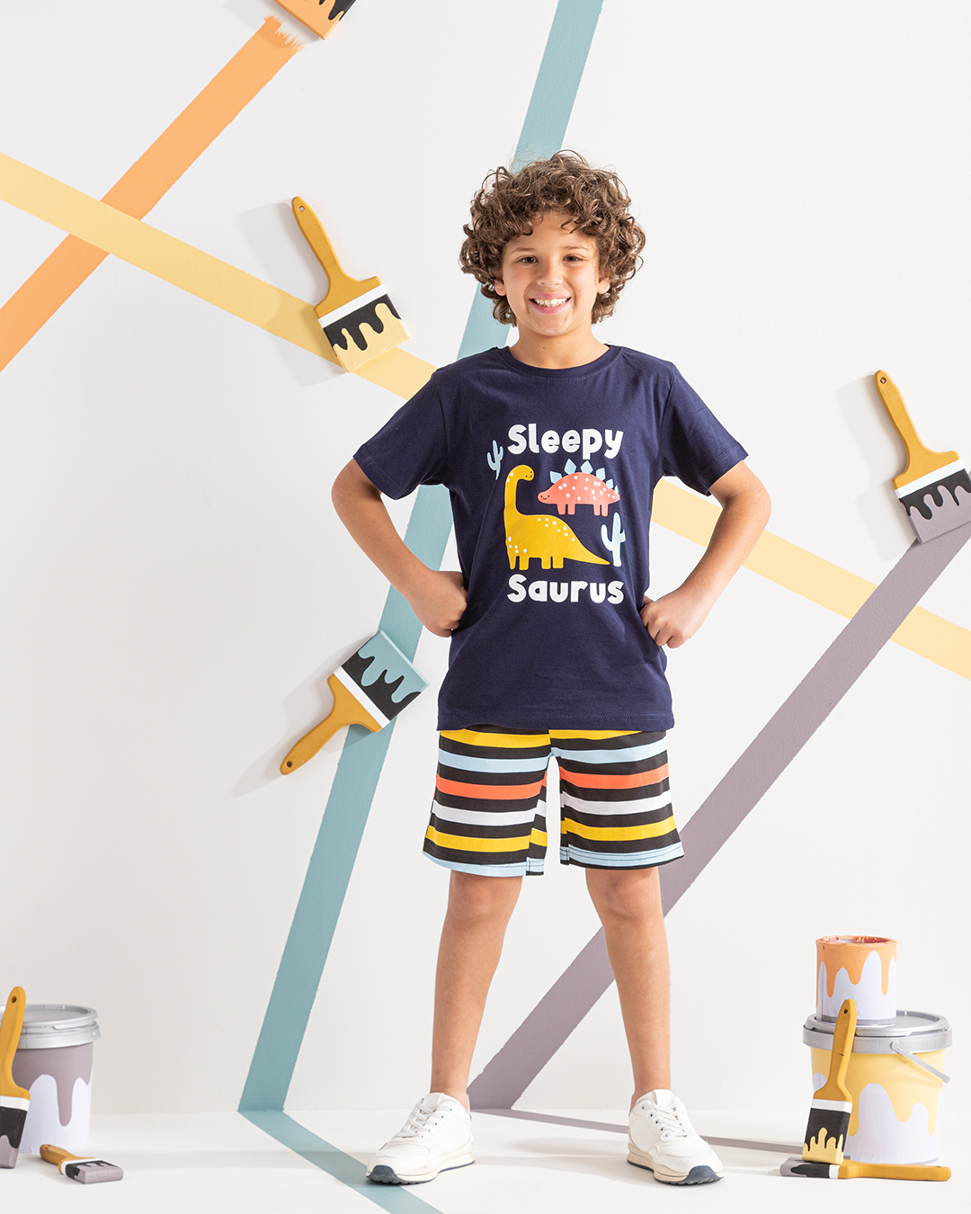 بيجاما أولادي ديناصور Sleepy saurus
