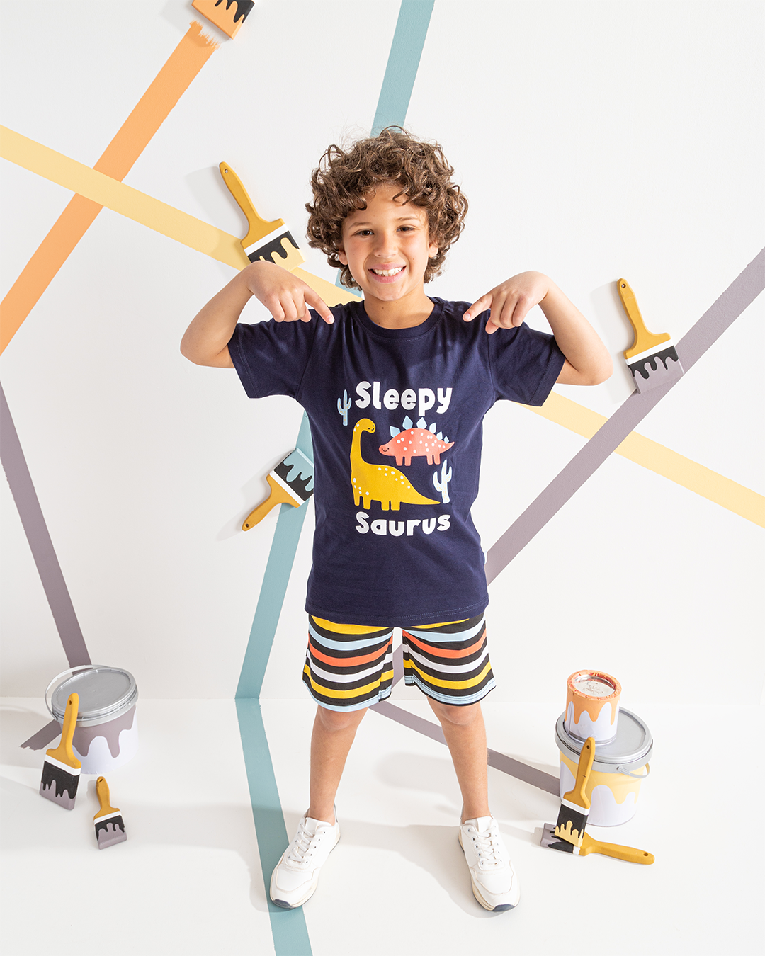 بيجاما أولادي ديناصور Sleepy saurus