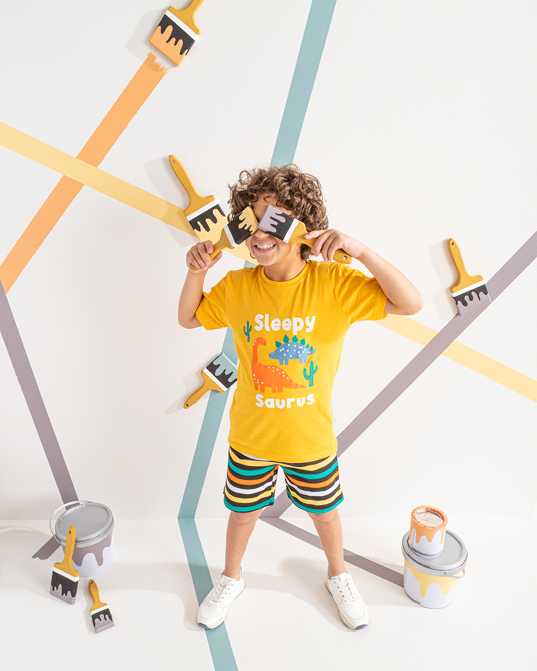 بيجاما أولادي ديناصور Sleepy saurus