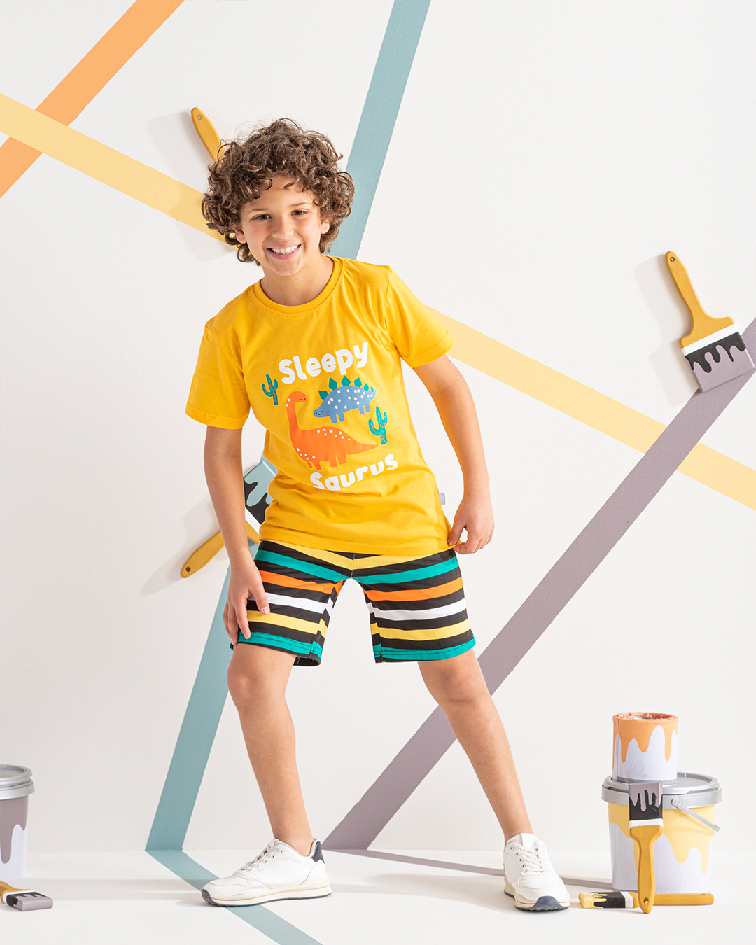 بيجاما أولادي ديناصور Sleepy saurus