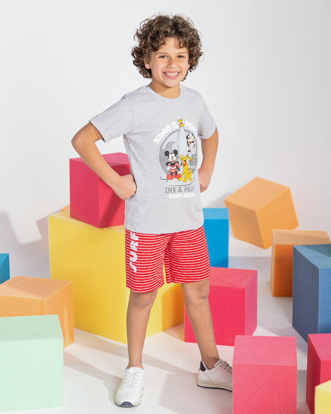 Mickey surfing Disney بيجامة أولادي