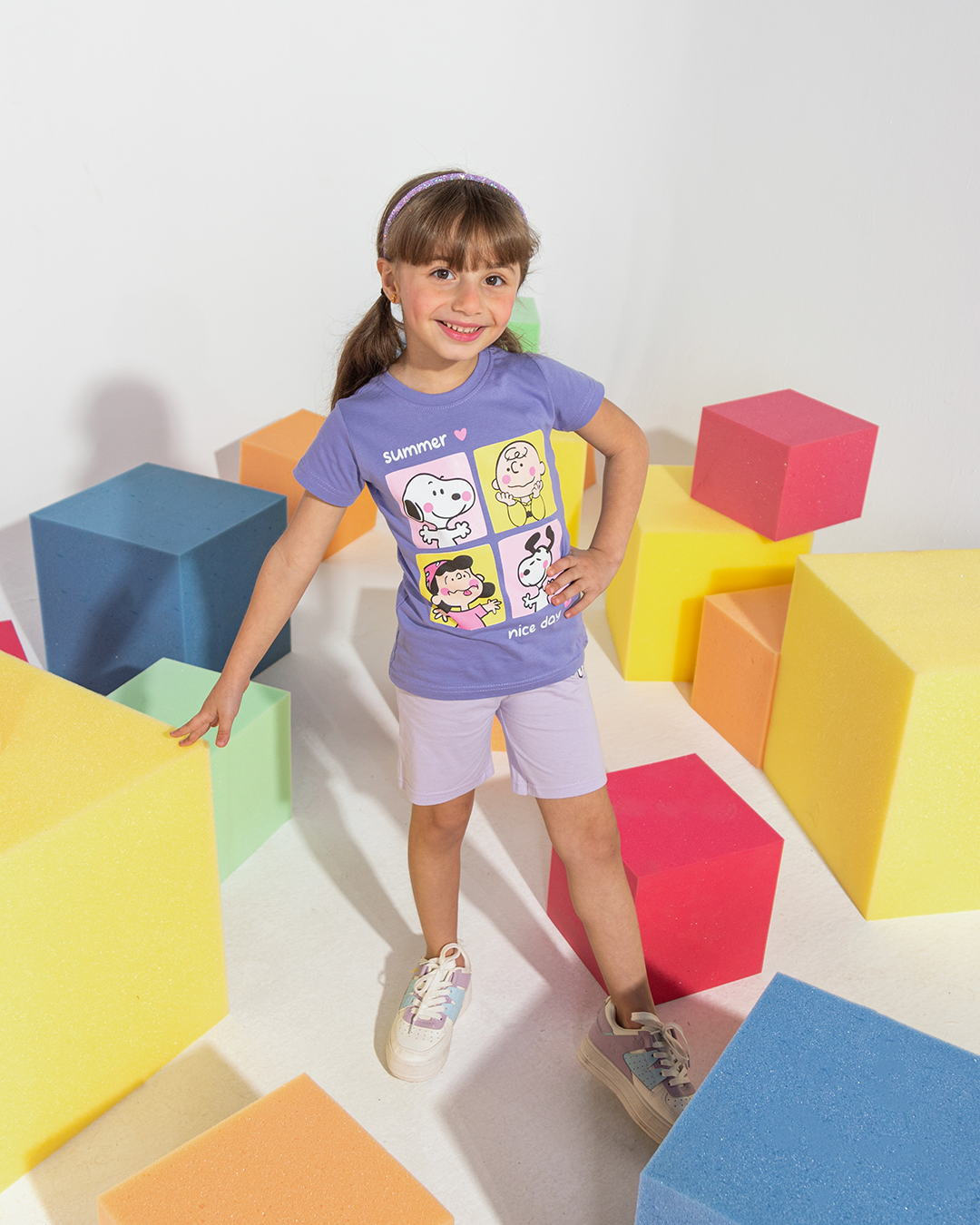 Snoopy and peanuts بيجامة بناتي Disney