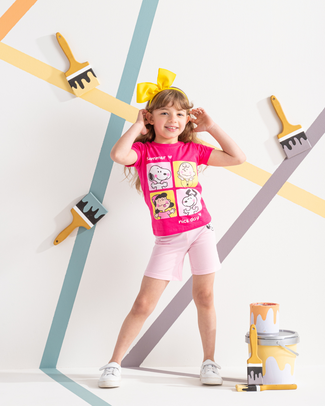 Snoopy and peanuts بيجامة بناتي Disney