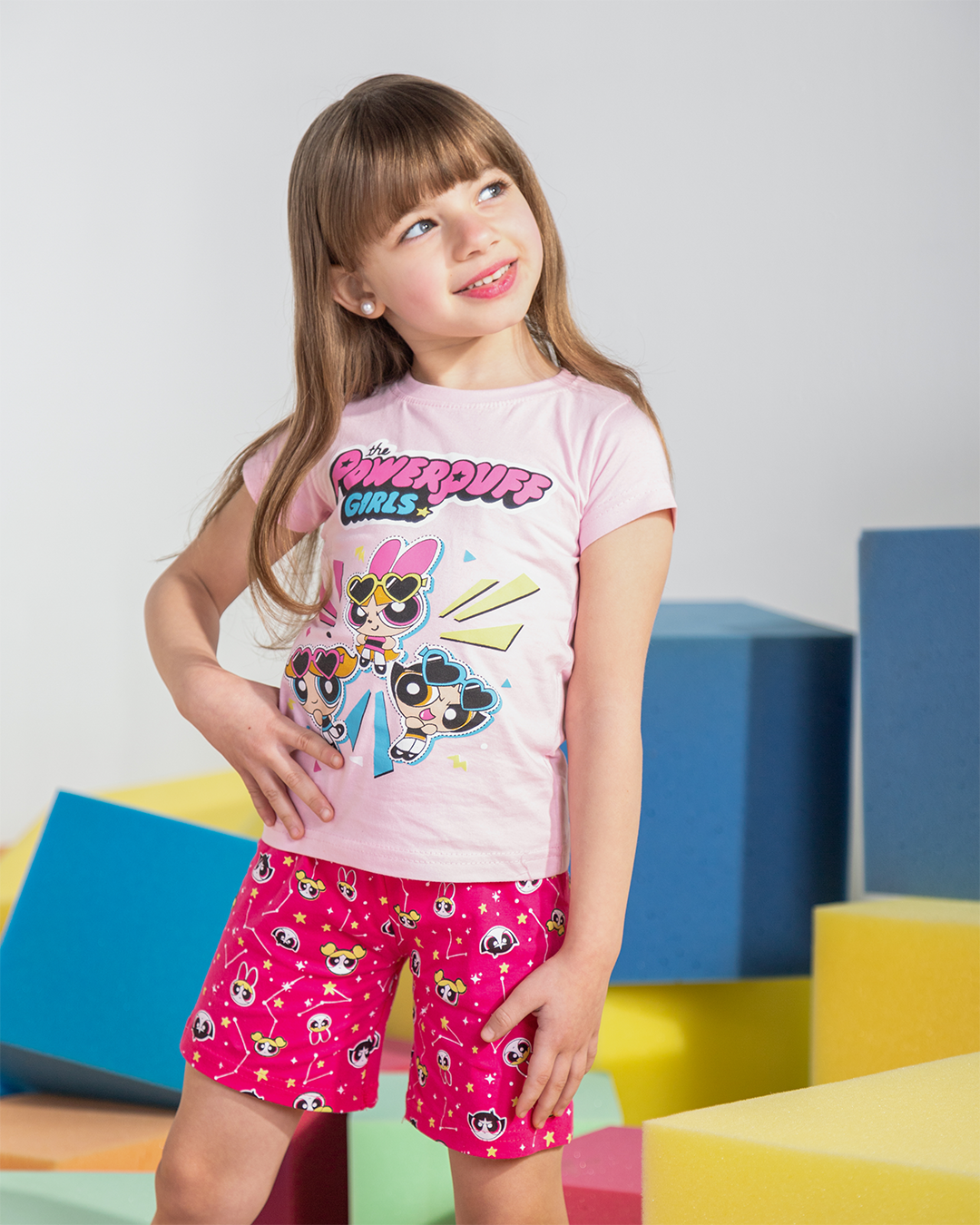 PowerPuff Girlsبيجاما ديزني بناتي