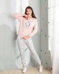 Baby it's cold out side بيجامه بناتي