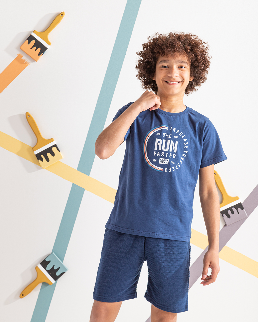 Run Faster بيجاما أولادي جونيور
