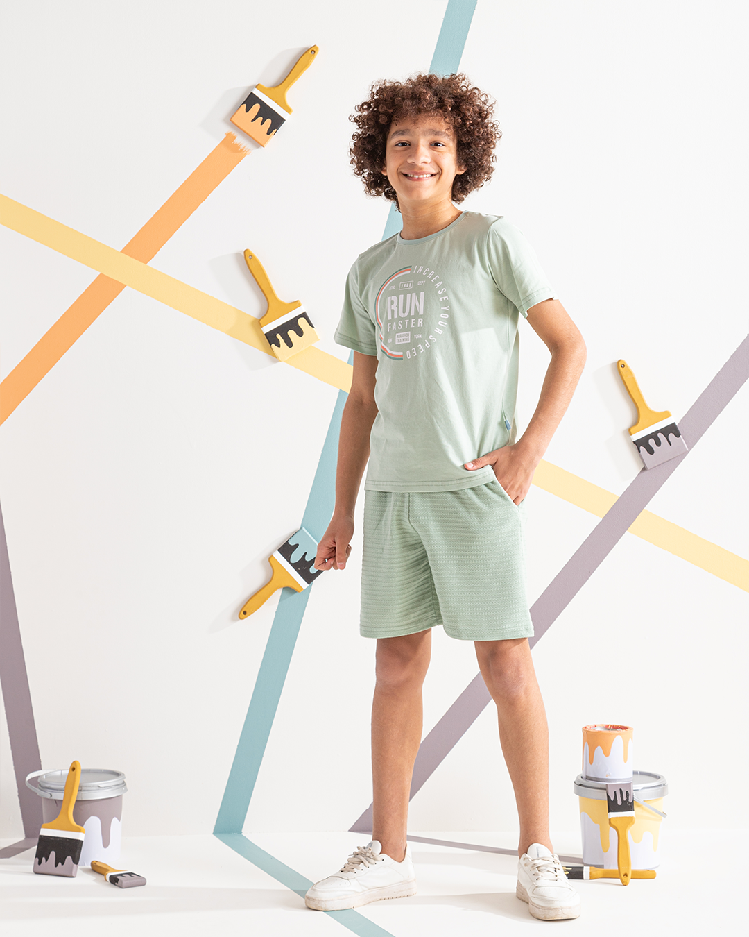 Run Faster بيجاما أولادي جونيور