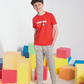 Boys' pajamas with printed brasula
