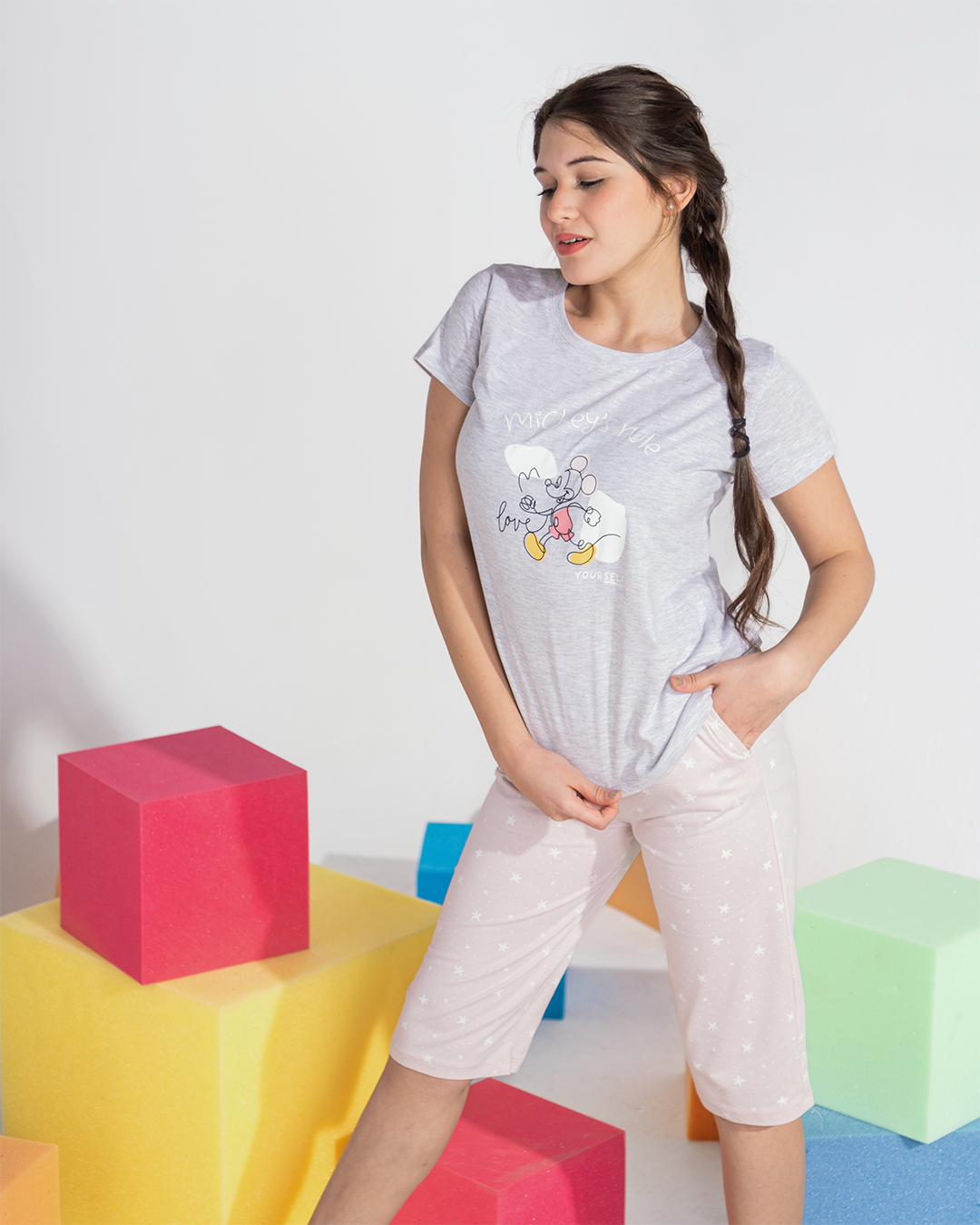 Mickey's Rule بيجاما بناتي جونيور