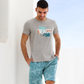 beach men's pajamas printed shorts