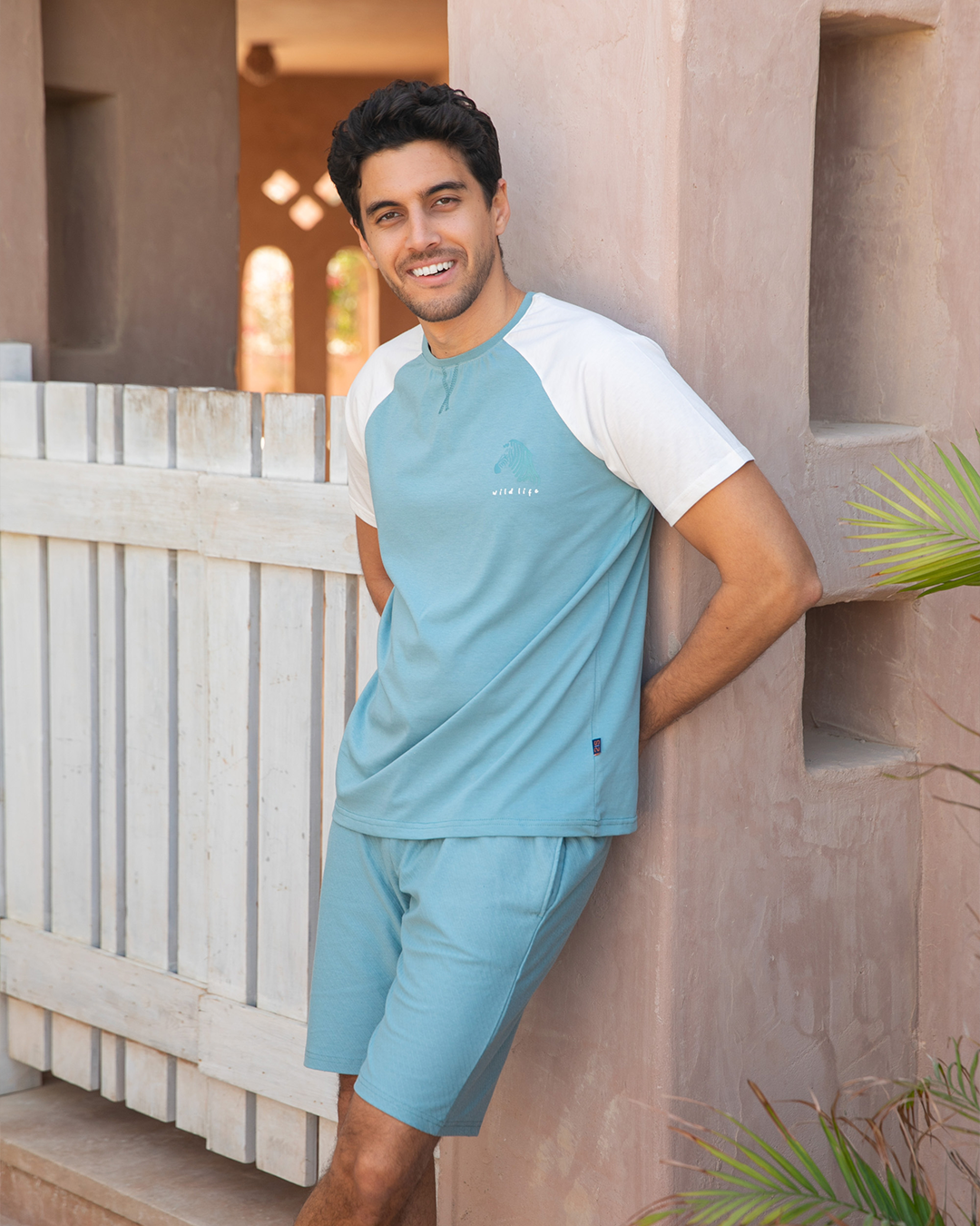 Wild life بيجاما رجالي رجلان